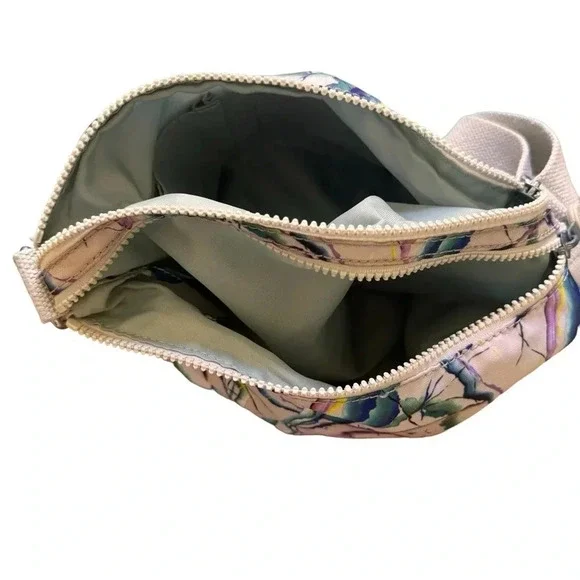 Kipling Alvar Crossbody Purse Multicolored Purple Blue Medium size - Picture 12 of 16